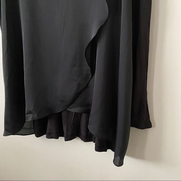 Anthropologie “deletta” cowl satin ribbed top - Picture 6 of 9